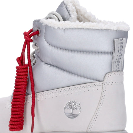 TIMBERLAND Scarponcino Alto Donna 6" Premium Puffer Boot Wp Bright White da donna