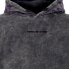 VISION OF SUPER Felpa Cappuccio Uomo Embroidered Flames Hoodie Grey/purple da uomo