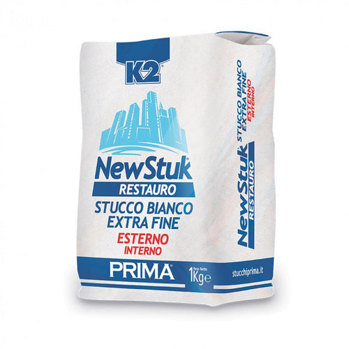 New Stuk Restauro 5kg stucco in polvere bianco per interni ed esterni