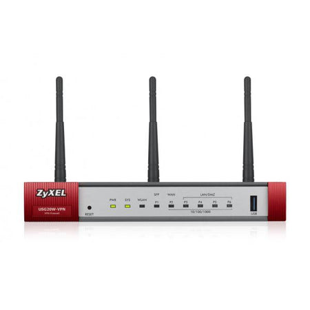 Firewall router wireless Zyxel USG20W-VPN-EU0101F - VPN Security Gateway 20W. Porte: 1xWAN, 4xLAN, 1xS