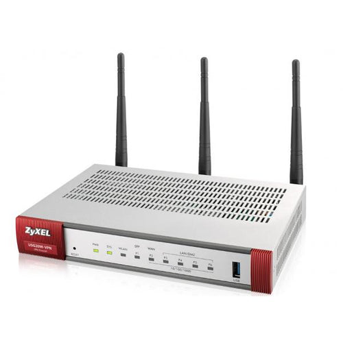 Firewall router wireless Zyxel USG20W-VPN-EU0101F - VPN Security Gateway 20W. Porte: 1xWAN, 4xLAN, 1xS