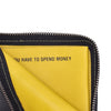 IUTER Portafoglio Uomo Zip Wallet Black da uomo
