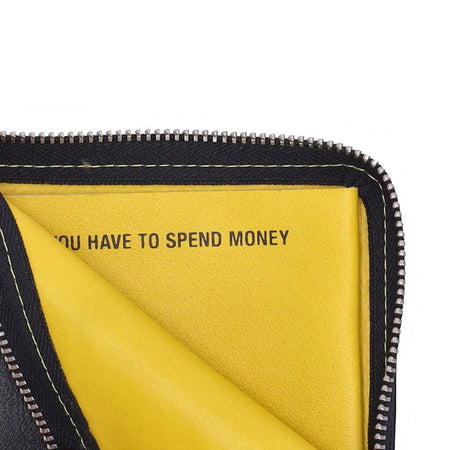 IUTER Portafoglio Uomo Zip Wallet Black da uomo