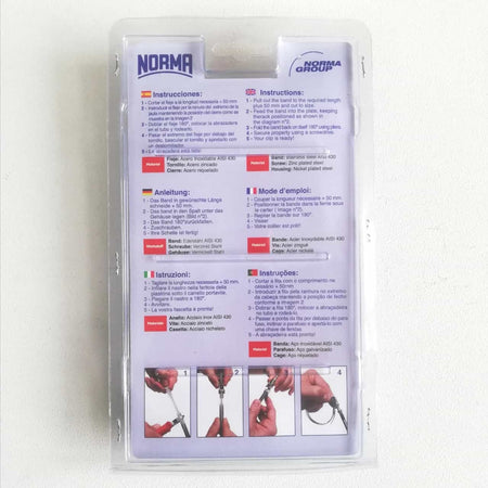 Fascetta stringi tubo a nastro continuo