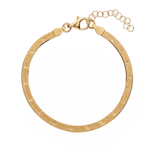 Alisia - Bracciale Donna Dorato Catena Rodi