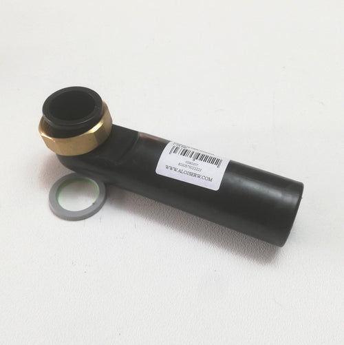 Codolo da 1+1/4 curvo per piletta doccia