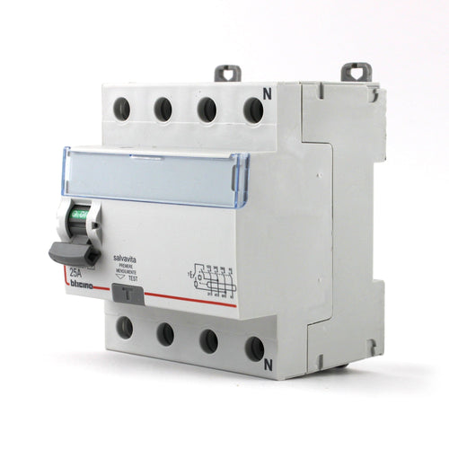 Differenziale puro 0,03A 4 moduli 25A Bticino