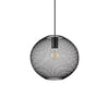 Lampadario A Sospensione Moderno Net Metallo Nero 1 Luce E27 42W Ip20