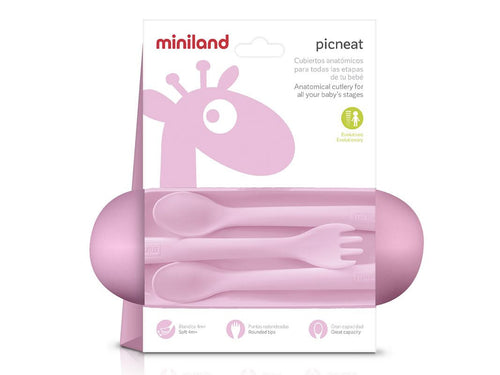 Posate Miniland Rosa