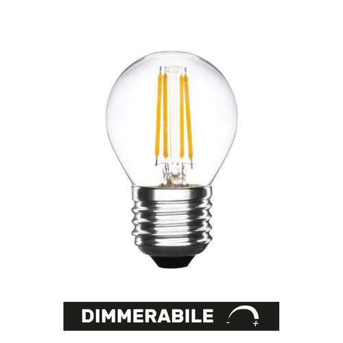 Alca Power G45 5W 220V 500LM 2700K E27 lampada mini sfera a filamento dimmerabile a led