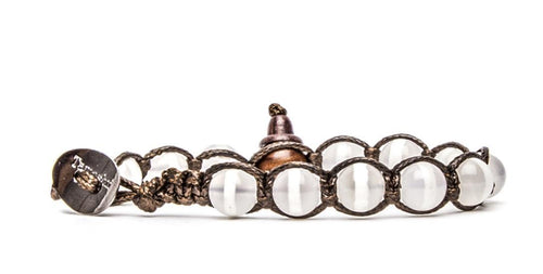 Tamashii - Bracciale Agata Ghiaccio Rigata