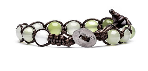 Tamashii - Bracciale Agata Verde Mela