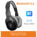 Techmade Cuffie TM-ZEB04 Bluetooth Black