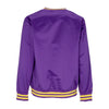 MITCHELL & NESS Casacca Uomo Ncaa Sideline Pullover Satin Jacket Loutig Purple da uomo