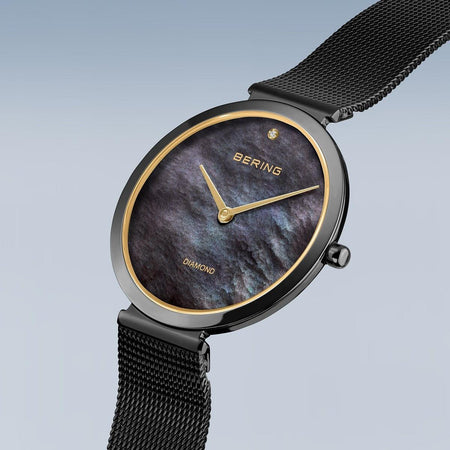 Bering  Orologio Classic nero brilliante