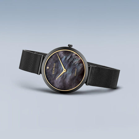 Bering  Orologio Classic nero brilliante