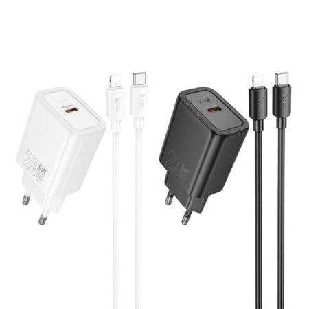 CARICABATTERIE DA RETE HOCO 20W USB-C N60 WHITE