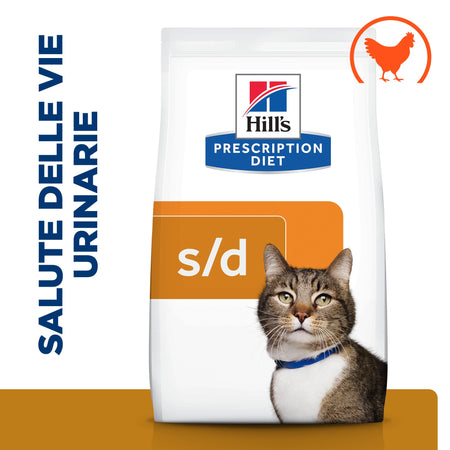 Hill's Prescription Diet Urinary Care s/d secco Gatti Adulti pollo 1,5 kg