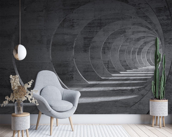 Carta Da Parati, Tunnel 3D