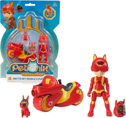 Petronix - Matt con Motocicletta A Ruota Libera