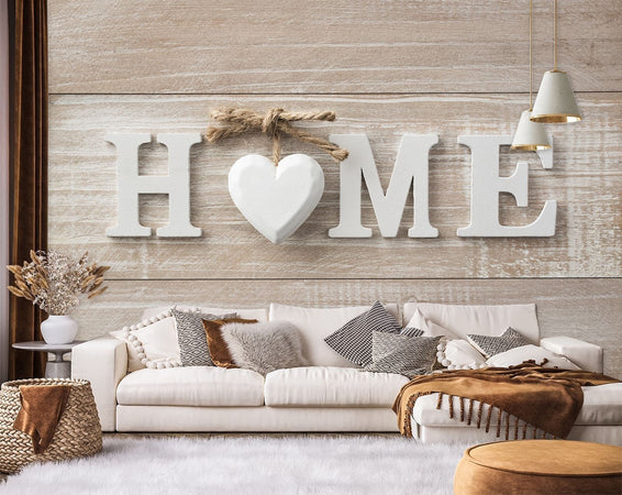 Carta Da Parati, con scritta Home