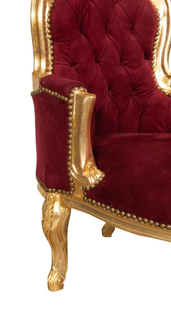 Biscottini POLTRONA PAOLINA STILE FRANCESE LUIGI XVI IN LEGNO MASSELLO DI FAGGIO XVI,