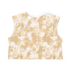 Nike Canotta Corta Donna Sportswear Wave Dye Cropped Tee Coconut Milk/sail da donna