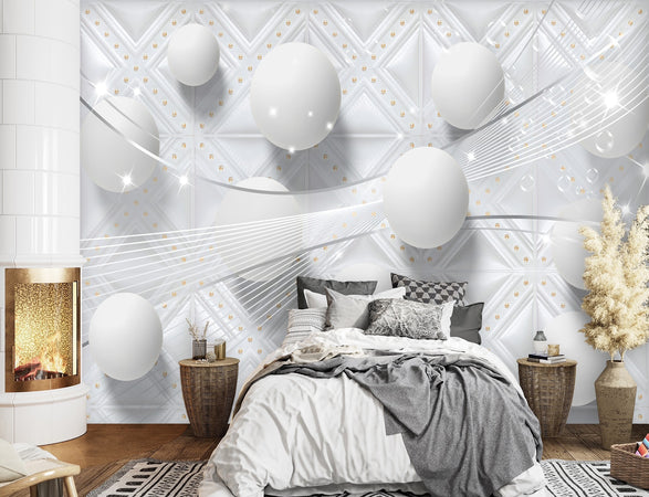 Carta Da Parati, Sfere texture 3d