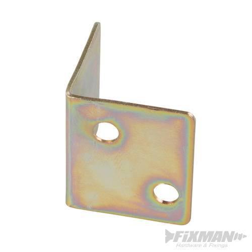 Piastre angolari per il fissaggio per scaffali magazzino 10 pezzi Fixman Fixman