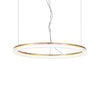 Lampadario A Sospensione Contemporaneo Crown Metallo Ottone Led 42W 3000K Ip20