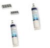 Whirlpool 2 FILTRI ACQUA FRIGO SIDE BY SIDE + 2 filtri ANTIBATTERICI FF1+ FF8