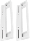 2 MANIGLIE FRIGORIFERO UNIVERSALE BIANCA INTERASSE FORI da113 A 166 ** MF 2