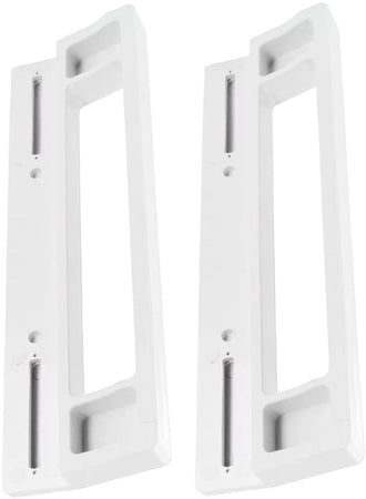 2 MANIGLIE FRIGORIFERO UNIVERSALE BIANCA INTERASSE FORI da113 A 166 ** MF 2