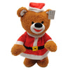 Orso peluche di natale musicale per decorazione natalizia 37 cm
