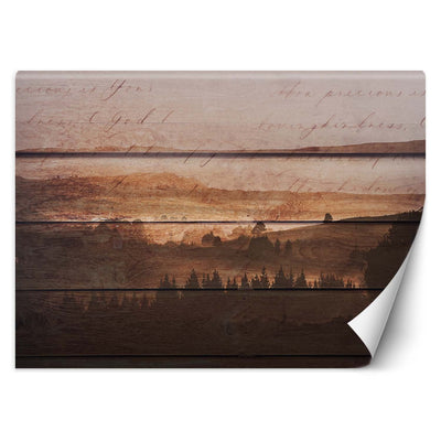 Carta Da Parati, Foresta su vecchie tavole