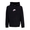 Nike Felpa Leggera Cappuccio Uomo Club+ Po Hoodie Black/black da uomo