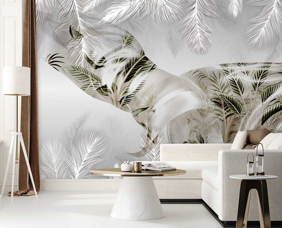 Carta Da Parati, Fogliame nel vento