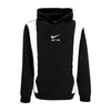 Nike Felpa Cappuccio Uomo Air Po Hoodie Fleece Bb Black/black/summit White da uomo