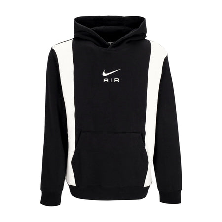 Nike Felpa Cappuccio Uomo Air Po Hoodie Fleece Bb Black/black/summit White da uomo