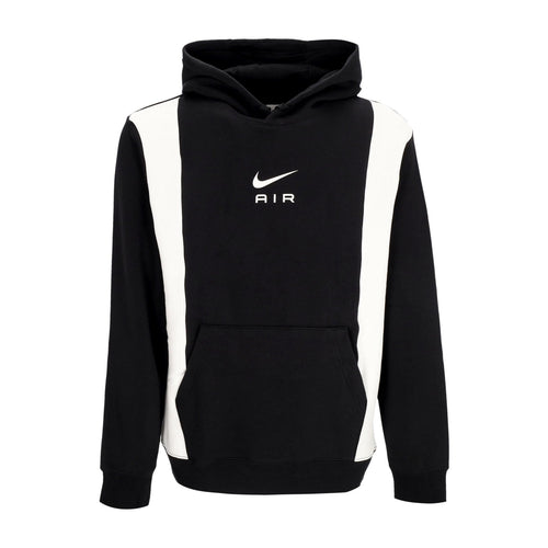Nike Felpa Cappuccio Uomo Air Po Hoodie Fleece Bb Black/black/summit White da uomo