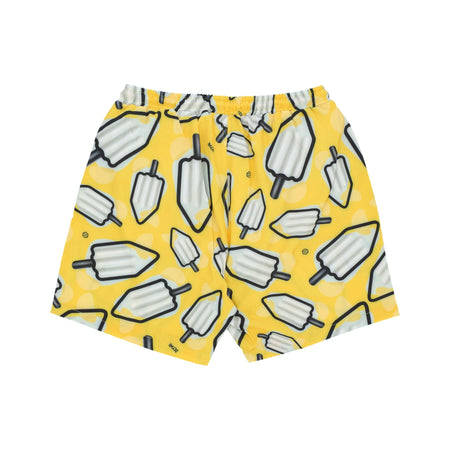 DOLLY NOIRE Costume Pantaloncino Uomo Mambo Pattern Al Limone Swimshorts Yellow da uomo