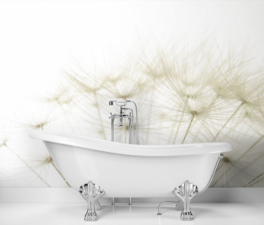 Carta Da Parati, Dente di Leone Macro Beige