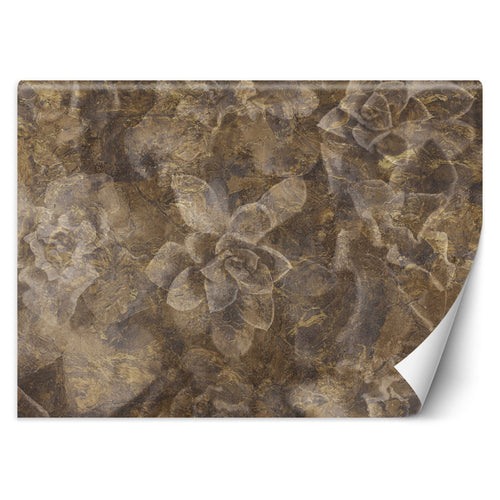 Carta Da Parati, Fiori in oro