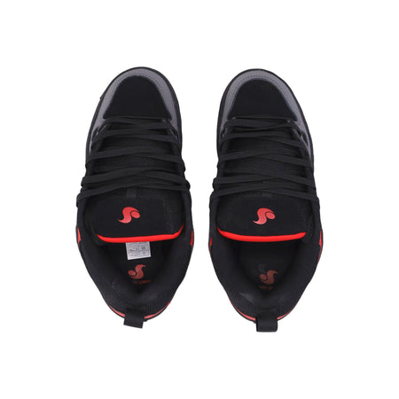 DVS Scarpe Skate Uomo Gambol Black/charcoal/red Nubuck da uomo