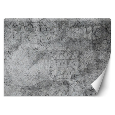 Carta Da Parati, Ornamento in calcestruzzo grigio