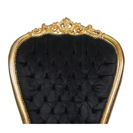 Biscottini Poltrona Stile Luigi XVI Biscottini in Legno Faggio Intagliata Foglia Oro