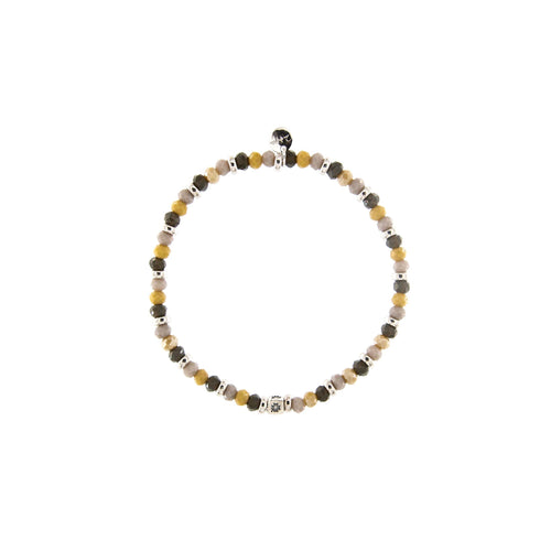 Rue des Mille - Braccialetto elastico pietre mix Tangle