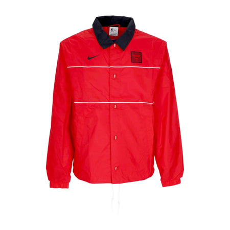 NIKE NBA Giacca Coach Jacket Uomo Nba Courtside Ltwt Jacket Chibul University Red/black/white da uomo