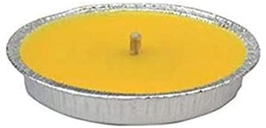CITRONELLA ALLUMINIO ø cm.17x2h CANDELA ROMANA NO ZANZARA - PZ 12 DF 615087