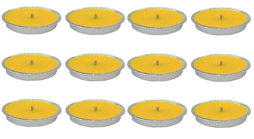 CITRONELLA ALLUMINIO ø cm.17x2h CANDELA ROMANA NO ZANZARA - PZ 12 DF 615087